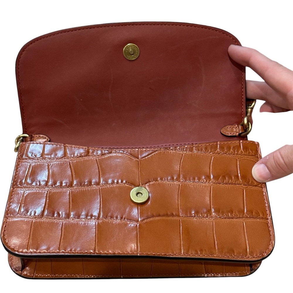 Coach Embossed Croc Hayden Crossbody C8941 - Picture 4 of 6